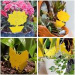 58 Pcs Non-Toxic Yellow Sticky Insect Traps
