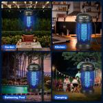 FVOAI Outdoor Bug Zapper and Mosquito Trap