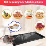 LULUCATCH Mouse Traps, 6 Pack Large Glue Traps Mouse Traps Indoor for Home, Pre-Baited Non-Toxic Bulk Glue Boards for Mice, Snakes, Rat, Cockroaches & Spiders, Pet Safe Pest Control