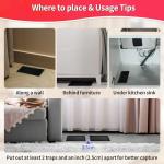 LULUCATCH Mouse Traps, 6 Pack Large Glue Traps Mouse Traps Indoor for Home, Pre-Baited Non-Toxic Bulk Glue Boards for Mice, Snakes, Rat, Cockroaches & Spiders, Pet Safe Pest Control