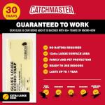 Catchmaster Gluee Louee Rat Extra Large Traps 30-PK, Heavy Duty Glue Traps, Mouse Traps for Home, Pre-Scented Adhesive Glue Boards for Inside House, Snake, Mice, & Spider Traps, Pet Safe Pest Control