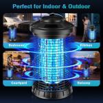 CACULE Bug Zapper Outdoor Mosquito Repellent Outdoor Patio Insect Zapper 4200V Indoor Fly Trap Bug Repellent Mosquito Trap Killer for Home, Patio, and Backyard, CA-Blue B4