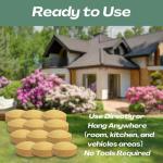 Rodent Mice Repellent - Indoor Outdoor Rodent Control for Home, Cars, Sheds, Long-Lasting 30-60 Days, Pet Safe Essential Peppermint Oil Formula,Squirrel Repellent,12 PCS Covers 650 Sq. Ft