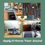 Rodent Mice Repellent - Indoor Outdoor Rodent Control for Home, Cars, Sheds, Long-Lasting 30-60 Days, Pet Safe Essential Peppermint Oil Formula,Squirrel Repellent,12 PCS Covers 650 Sq. Ft