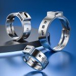 50 Pack 1/2 Inch Stainless Steel PEX Clamps