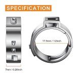 50 Pack 1/2 Inch Stainless Steel PEX Clamps