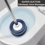 Heavy Duty High Pressure Toilet Plunger Tool