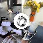 50 Pack 1/2 Inch Stainless Steel PEX Clamps