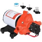 12V On-Demand RV Water Pressure Pump 3.5GPM