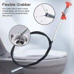 Flexible Plumbing Grabber Tool with 4 Claws