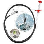 Flexible Drain Snake Tool with Gripping Claws