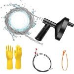 33 ft Drain Snake Auger for Clog Removal
