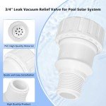 3/4" Vacuum Relief Valve for Pool Solar Panels