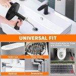 33 ft Drain Snake Auger for Clog Removal