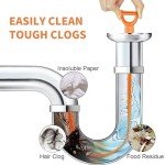 33 ft Drain Snake Auger for Clog Removal