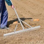 36" Heavy Duty Aluminum Landscape Garden Rake