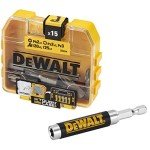 DEWALT ToughCase Screwdriver Bit Set - 16 Pieces