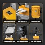 Wokelux 2 Pack Cordless LED Work Lights