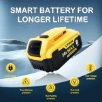 LxyWc 2-Pack 8000mAh Dewalt 20V Batteries