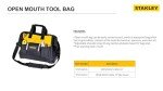 STANLEY Black Tool Bag – STST512114