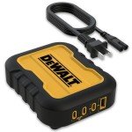 DEWALT 4-Port USB Charger Block with 6ft Cord