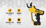 DEWALT 18V Hand Pruner - 38mm Cutting Capacity