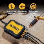 DEWALT 4-Port USB Charger Block with 6ft Cord