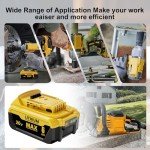 4-Pack 6.0Ah Dewalt 20V Max Battery Replacement