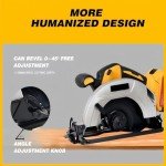 DEWALT 20V MAX Cordless Circular Saw with Blades