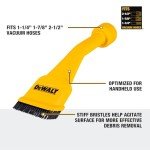 DEWALT Shop Vac Claw Utility Nozzle with Brushes