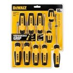 DEWALT 10-Piece Fixed Bar Screwdriver Set
