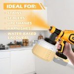 Dewalt 20V Cordless Paint Sprayer Gun - Yellow
