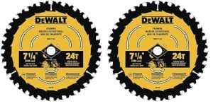 DEWALT 7-1/4" Wood Cutting Circular Saw Blades