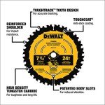DEWALT 7-1/4" Wood Cutting Circular Saw Blades