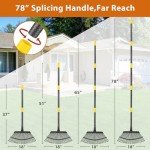 Heavy-Duty Leaf Rake Set with Scoops & Bags