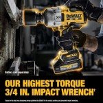 DEWALT 20V MAX XR 3/4" Cordless Impact Wrench