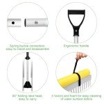 36" Heavy Duty Aluminum Garden Rake with Handle