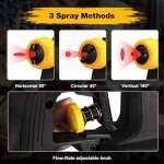 Cordless HVLP Paint Sprayer for Dewalt 20V Battery