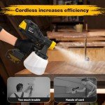 Cordless HVLP Paint Sprayer for Dewalt 20V Battery
