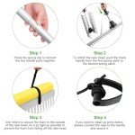 36" Heavy Duty Aluminum Garden Rake with Handle