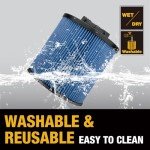 DEWALT High-Efficiency Shop Vac Filter Replacement
