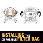 DEWALT High-Efficiency Dust Filter Bags - 6 Pack