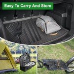 11-Tine Adjustable Metal Garden Rake for Leaves