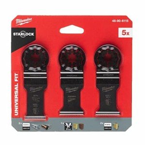 Milwaukee 5-Piece Multi-Tool Wood and Metal Blades Set