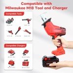 Mrupoo 4Pack 18V Lithium Ion Battery Replacement