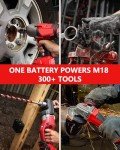 15Ah Replacement Battery for Milwaukee M18 Tools 2-Pack