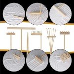 6-Piece Mini Zen Garden Rake Tool Set