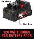 Milwaukee M18 6-Pack 18V High-Capacity Batteries