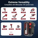 2-Pack 6.5Ah Replacement Batteries for Milwaukee Tools