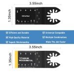 AIFICUT 55 PCS Universal Oscillating Saw Blade Kit